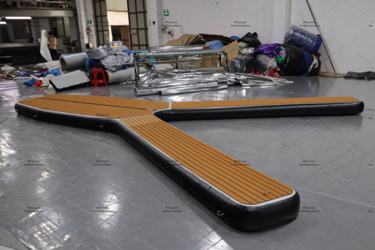 High Quality Y Shape Floating Jetski Dock Platform Inflatable Y Pontoon Jet Ski Boat Dock
