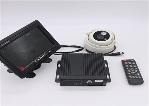 RJ45 Vehicle Blackbox Mobile DVR Full HD And Hard Disk 4 CH Video Recorder