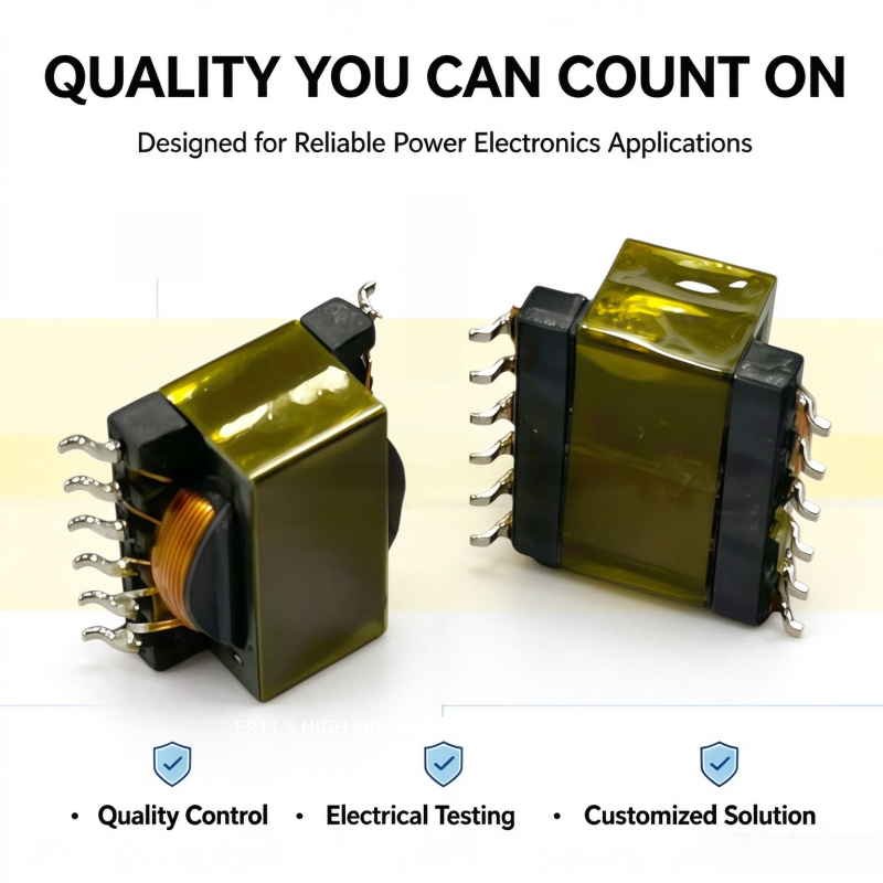 ZXY ER11.5 Ferrite Core High Frequency Transformer for Power Conversion with Customizable Turns Ratio and Low Leakage Inductance