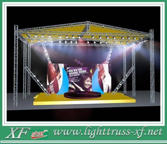 Exhibition Booth Events Aluminum Stage Truss  / T6-6082 Aluminum