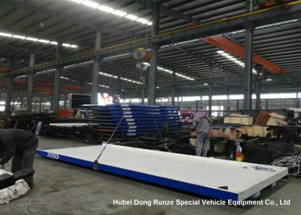 Custom Steel Flatbed Truck Bodies , Car Carrier Wrecker Upper Body