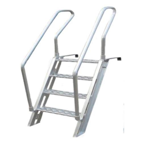 Easy Carring Aluminum Marine Boat Ladders For Stepping Over The Bulwark