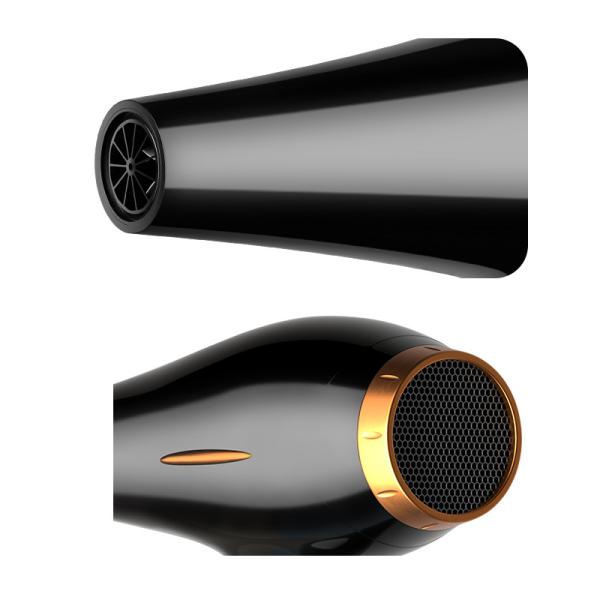 Máquina de secar cabelo elétrica com design de redução de ruído e grande entrada de ar de metal