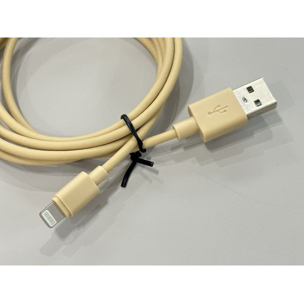 USB-A to Lightning Charging Data Cable Connector for Mobile Devices