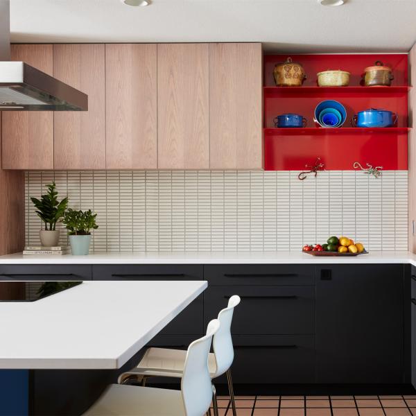 SGS Wood Texture Melamine Kitchen Cabinet Complete Kitchen Furniture