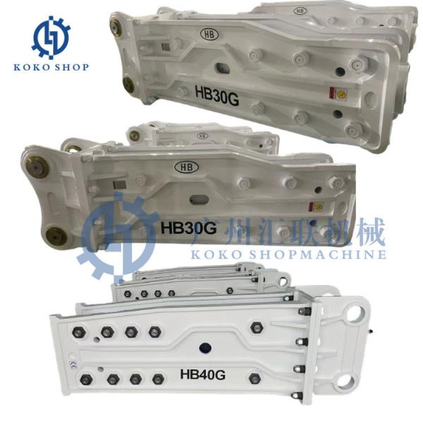 HB30G 150mm Chisel 20-50ton Construction Heavy Duty Hydraulic Rock Breaker Diameter Jack Hammer Breaker HB15G HB20G HB30G HB40G