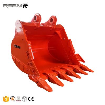 Q345B Excavator Digger Bucket With Optional Wearing Block