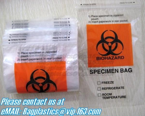 MEDICAL SPECIMEN BAGS PATIENT PVC BAGS, double zip bag, Slider seal, Slider lock, Slider grip, Slider zip, Slider zipper
