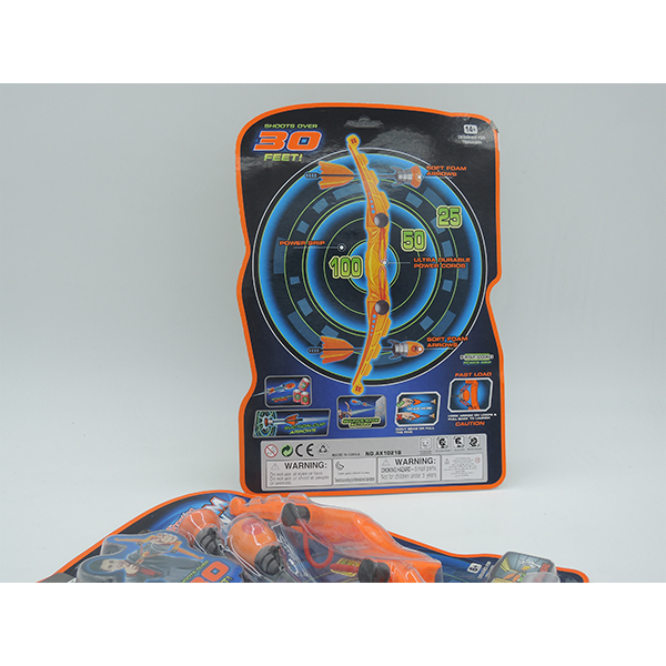 Fast Load Shooting Bow Set Kids Play Toys W / Whistle Sound Arrows 125 Feet