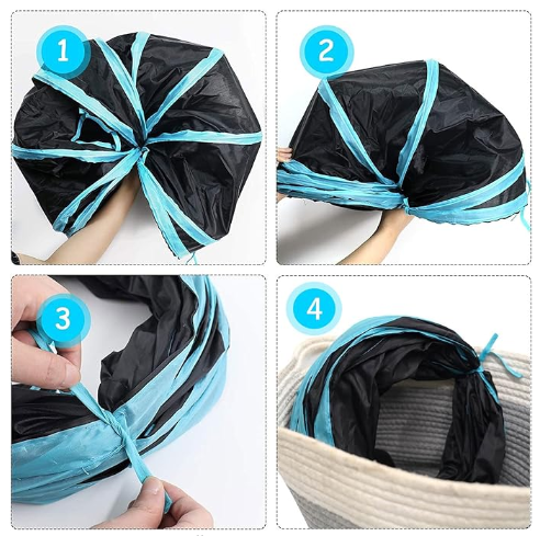 OEM/ODM Interactive Cat Funny Toy 4 Way S type Cat Tunnel Collapsible Pet Extra Large