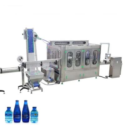 Linha de produção de máquinas de enchimento de bebidas refrigeradas com água espumante carbonatada 2500BPH - 14000BPH