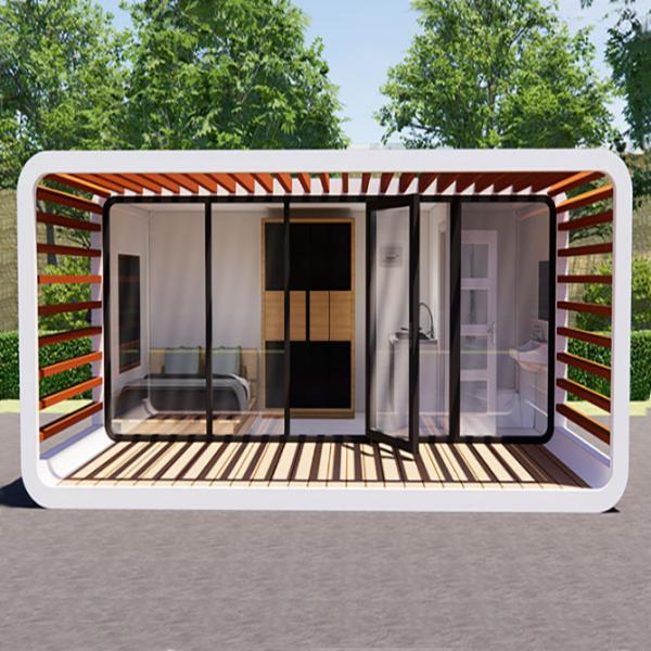 Luxurious Apple Cabin House Movable Prefabricated Container House
