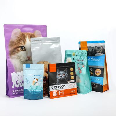 Mylar Stand Up Zipper Bag Smell Proof Pet Food Storage Resealable Stand Up Pouches