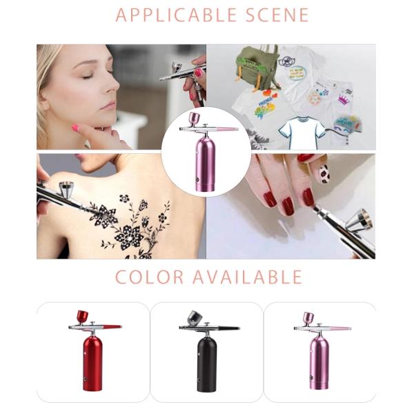 Wireless makeup paints airbrush machine rechargeable cordless airbrush for molds/barber shop/nail art/ makeup