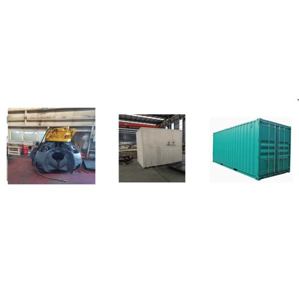 Grappin hydraulique rotatif pour pelle excavatrice avec 4 ou 5 griffes pour écorces d'orange