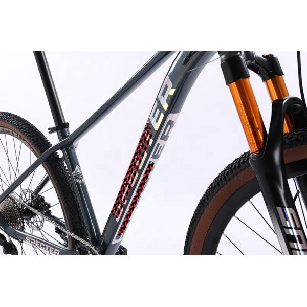 Aluminium Alloy Hollow Crankset Bicycle with SHIMANO Hydraulic Brake and Wire-controlled Air Lockable Fork