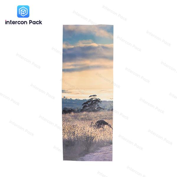 Gravure Printing Gusset Packaging Bag Thickness 0.065mm Aluminum Foil Coffee Bag
