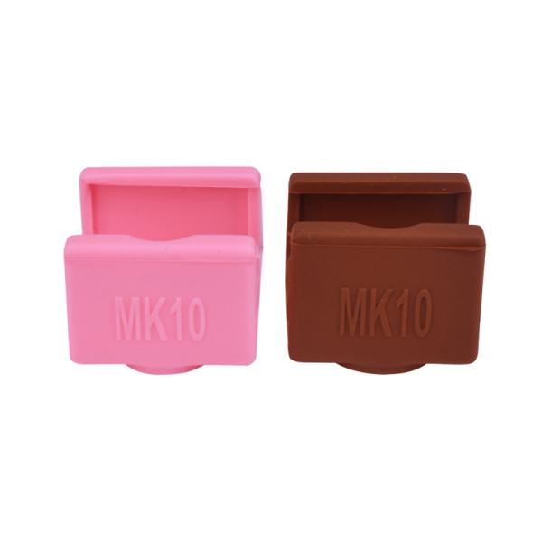 Aluminum Block 19*19*13mm Heated silicone cover MK10 Print Head