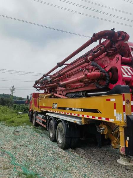 SYM5460THBF 60m Pompes à béton pour équipement lourd pour camions de construction