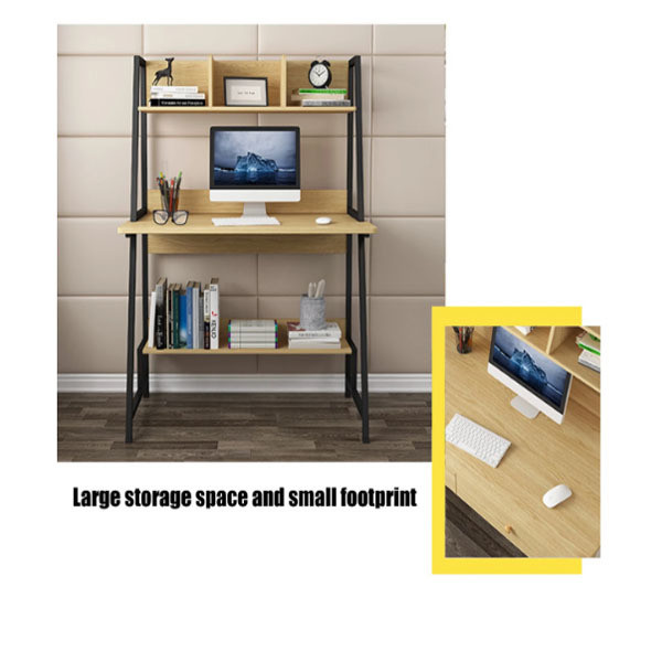 Gaming Desk Design Foldable Bookshelf Metal and Wood Office Furniture for Home Office