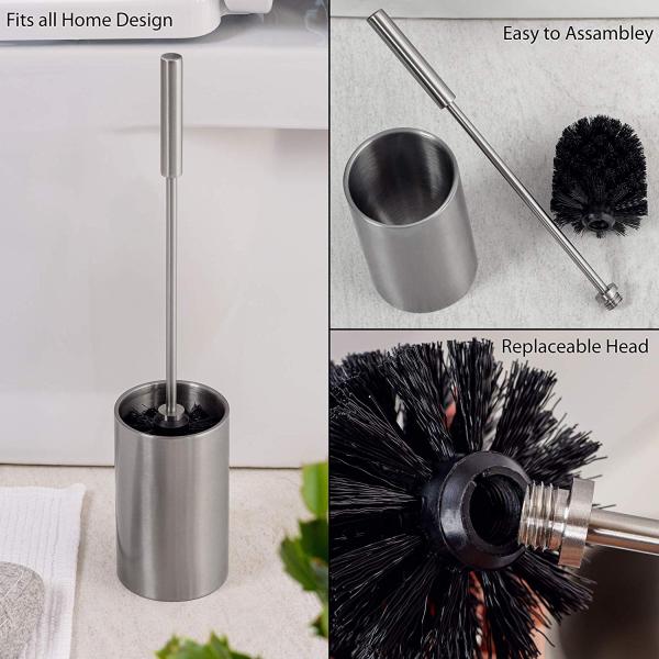 Stainless Steel 304 Toilet Brush And Holder Household bathroom toilet brush