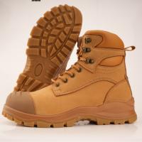 OEM blé PU+TPU chaussures de Wok Nucuck chaussures de sécurité en acier orteil chaussures de sécurité en acier à semelle moyenne chaussures de travail Martin