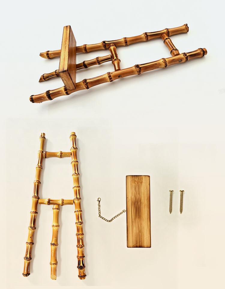 Factory Wholesale Handmade Natural Bamboo Phone & Tablet Stand Holder Desktop Bamboo Craft Accessory for Home Office Decoration