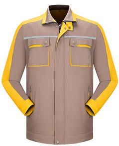 Wear Resistant Mens Long Sleeve Overalls , Mens Work Coat For Labor Protection