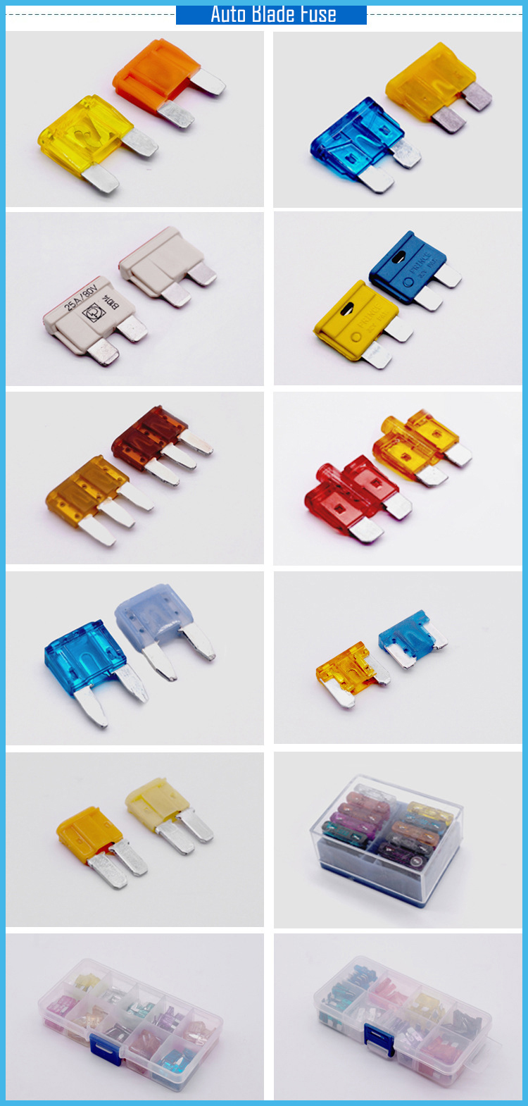 15 лезвие 32 вольт автомобиля Micro2 Amp Subminiature автоматическое сплавляет держатель Tan
