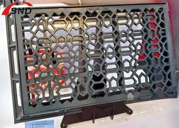 Artistic Drainage Grate Made Of Ductile Iron Load Bearing Grade C250