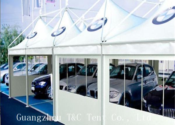 Car Exhibition Trade Show Tents Digital Printing With Hard Pressed Extruded Aluminum Alloy