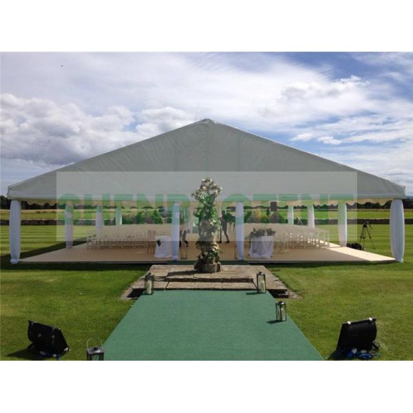 PVC Marquee Outdoor Wedding Tent Waterproof Custom Capacity Transparent Cover