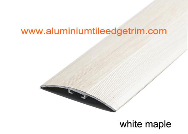 Wood To Tile Aluminium Floor Trims , Metal Transition Strips For Vinyl Flooring