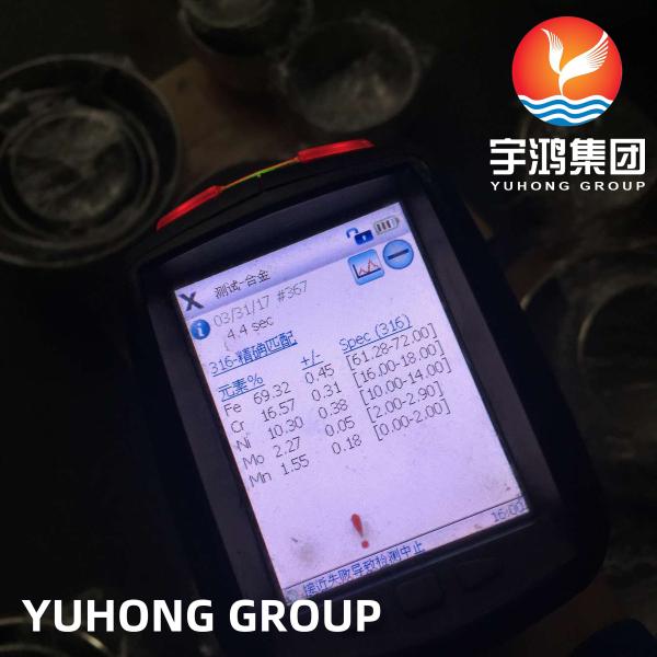 Аустенитные трубные фитинги ASME SA403 WP316L 1.4404 Buttweld Cap B16.9