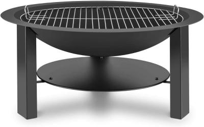 Brazier 30'' Fireplace 24'' Grill Tray Charcoal Barbecue Pit Stainless Steel Grill