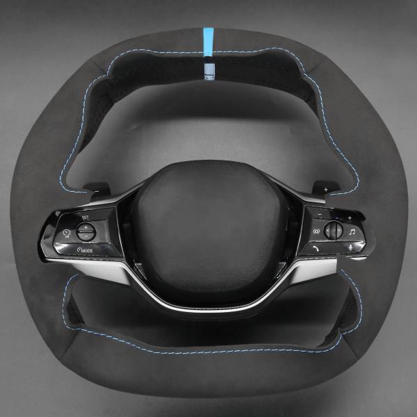 Customized Hand Stitching Steering Wheel Cover for BMW 5 Series i5 G60 G61 2023 2024