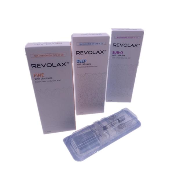 Заполнители Revolax Hyaluronic кисловочные лицевые для лицевого увеличения