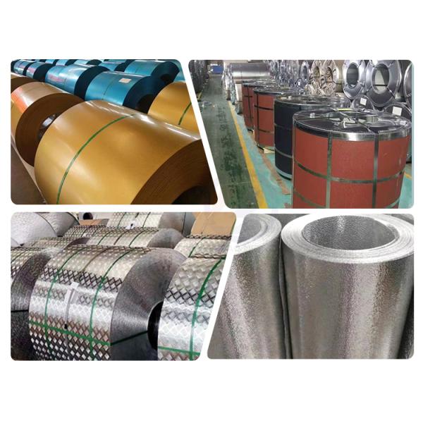 Выгравированные 1050 3003 5052 6061 Степень 0,3 мм до 3,0 мм Толщина Алюминиевые катушки с индивидуальным цветом