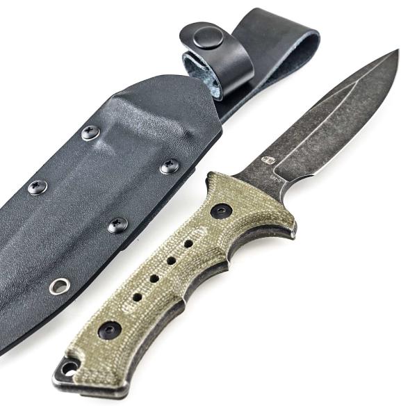 High Density Titanium Plating Hunting Knives 9.8 Inch Good Performance