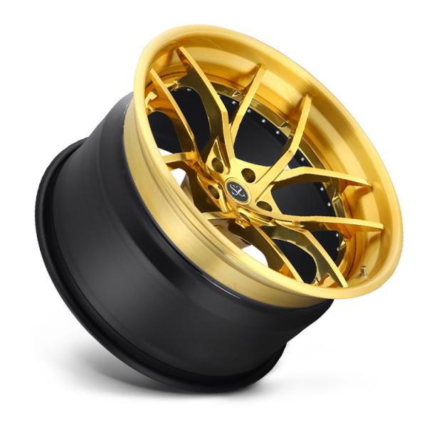 19 polonês bordas forjadas 5x114.3 para Ford Mustang/bordas amarelas da liga 19 bordas da liga