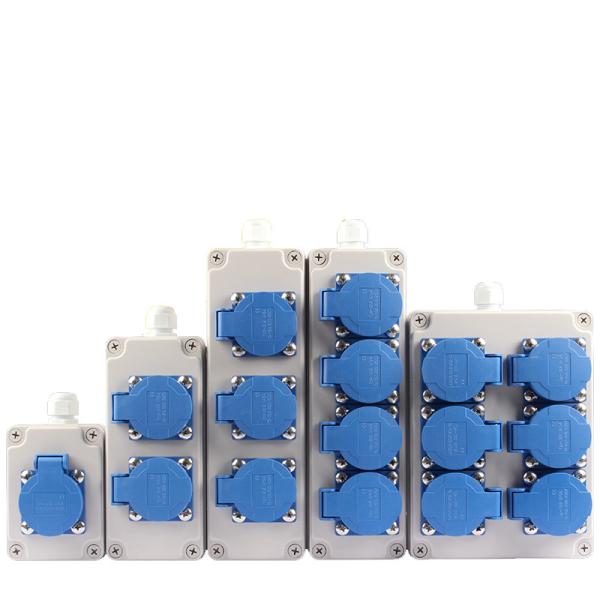 Outdoor Power Outlet Socket Plastic Switch Distribution Box Waterproof Customization