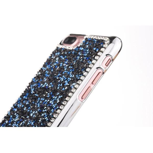 TPU Plating Glitter Jelly Color Pasted Back Cover Cell Phone Case For iPhone 7 6s Plus