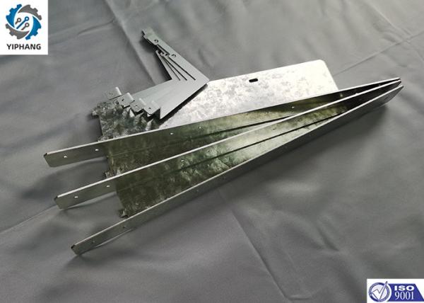 SGCC SECC Mount Sheet Metal L Bracket Galvanized Z Bracket Parts 2.5mm Customized