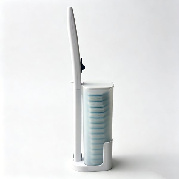 Non-Slip, Corrosion-Resistant Handle, Pre-Loaded Cleaner, Customizable Disposable Toilet Brush Set