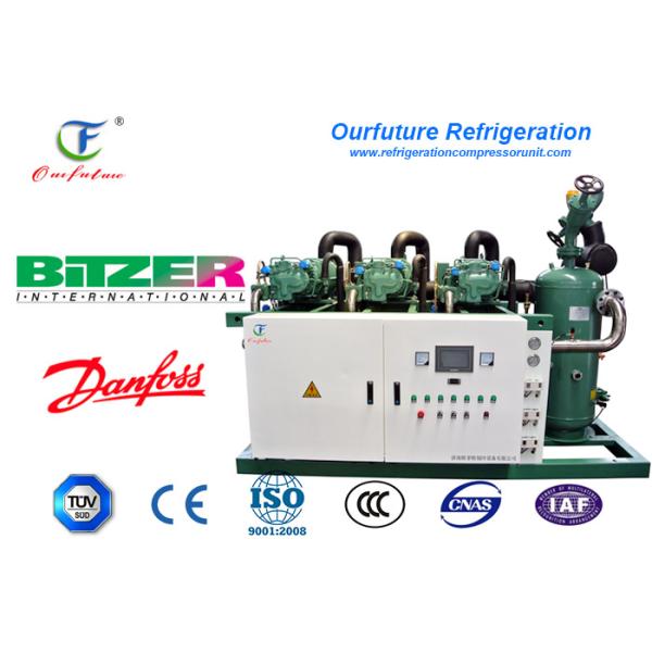 блок Bitzer 415V/3/60Hz компрессора винта замораживателя взрыва цыпленка 100hp