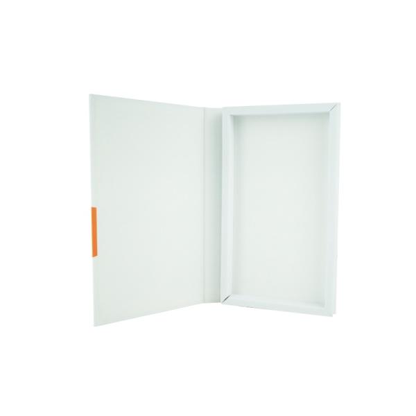 Biodegradable Flip Top Matte Lamination Paper Boxes Paper Tray Phone Case