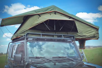 Tear Resistant Pop Up Vehicle Tent With 2M Extendable Aluminum Ladder