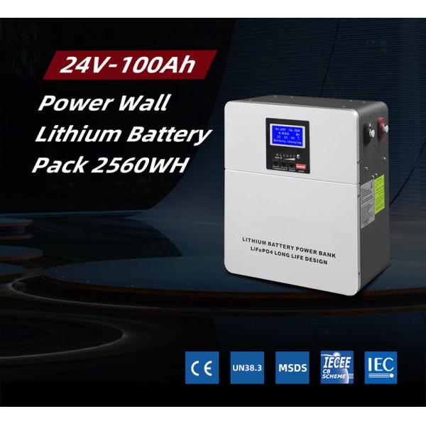 Wall mounted 24v 100ah 5kw 10kw 20kw Lifepo4 Lithium ion Energy Storage Battery  Rechargeable Pack for  Home solar  system