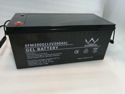 Lightweight M8 Terminal 12V 200ah AGM Deep Cycle Gel Battery