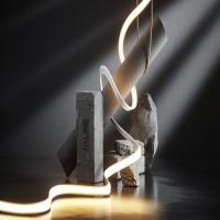12v/24v IP65 RGB 840LEDS /M COB LED bande néon avec technologie d'extrusion de CO